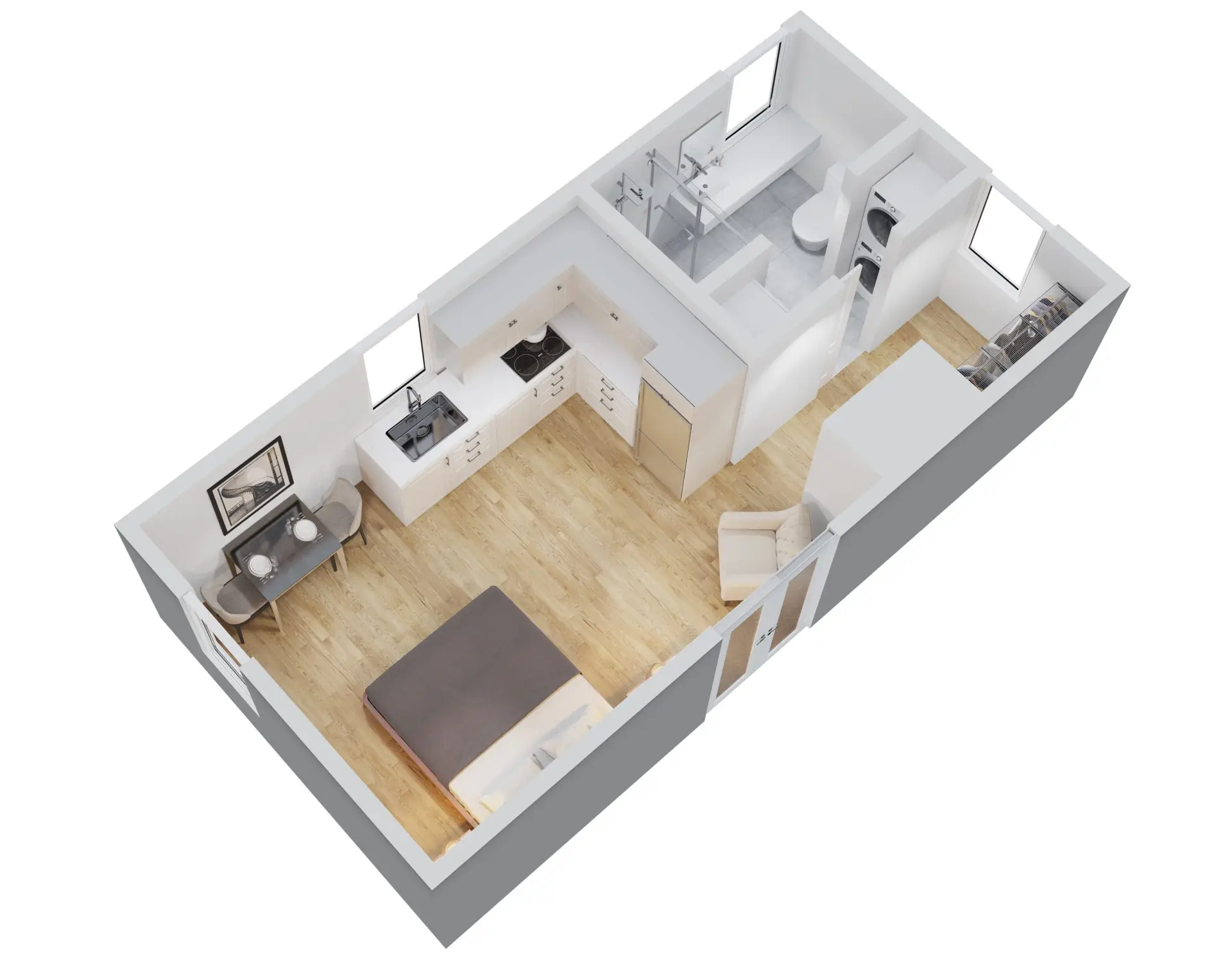Horizon ADU: Spacious 1 Bed, 1 Bath 600 sq. ft.