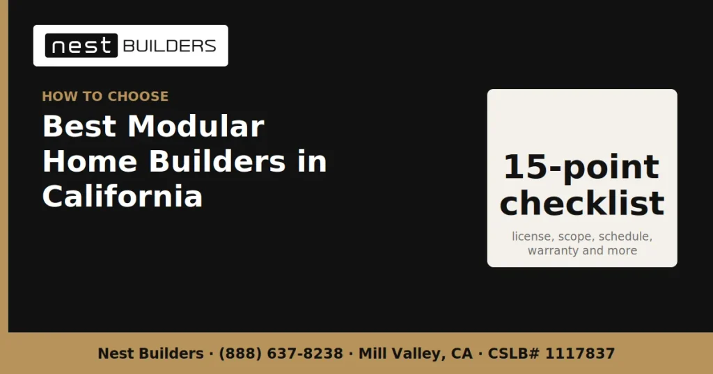 1 Modular Home Builders in California