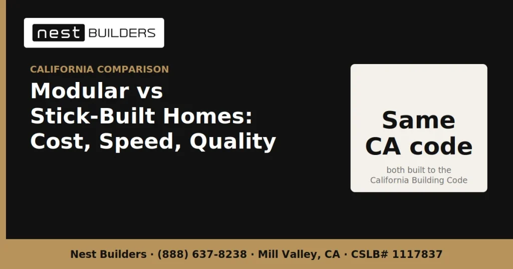 1 Modular vs Stick-Built Homes California